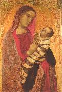 Ambrogio Lorenzetti Madonna oil painting on canvas